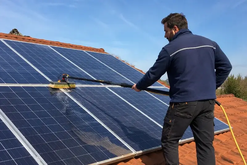 Nettoyage et entretien de panneaux solaires à Servian